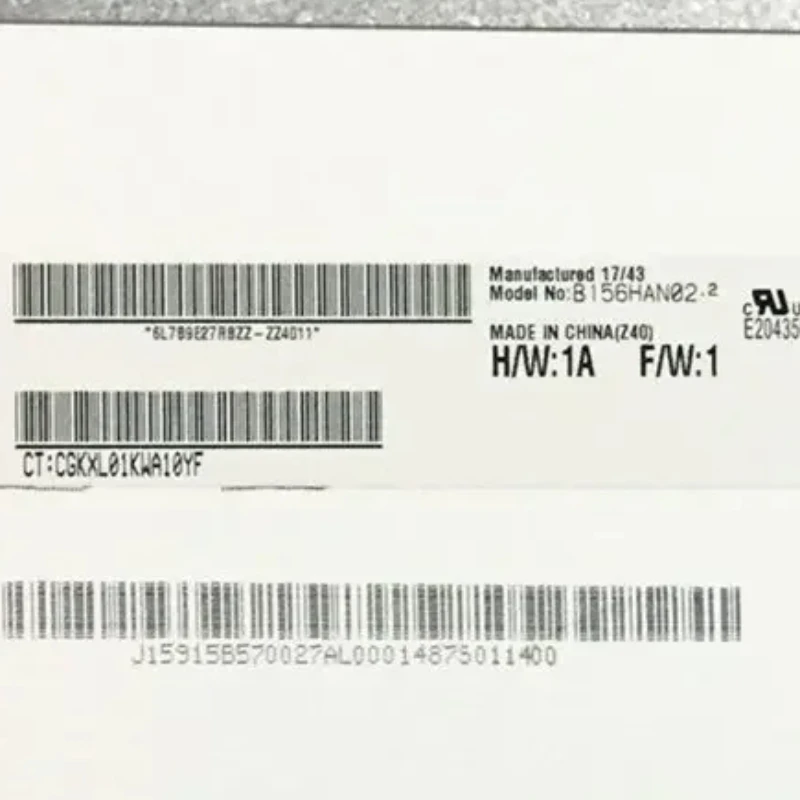

B156HAN02.2 подходит для NV156FHM-N35 LP156WF9 SPC1 N156HCA-EBA 15,6-дюймовый светодиодный ЖК-экран IPS 1920x1080 Дисплей