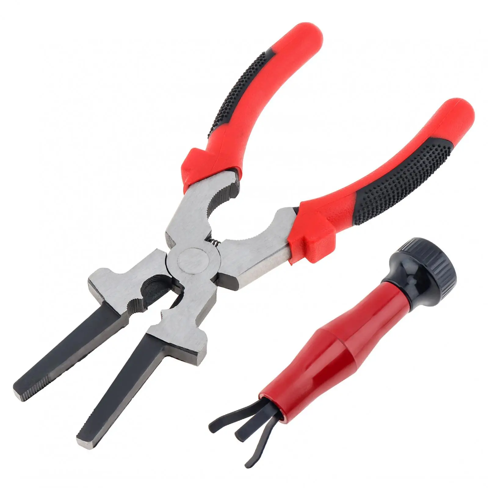 Imagem -02 - Alicate de Solda Mig Aço Carbono com Aderência Ergonômica Borda de Corte Endurecida Respingos de Limpeza Bicos Entupidos 84 Pcs
