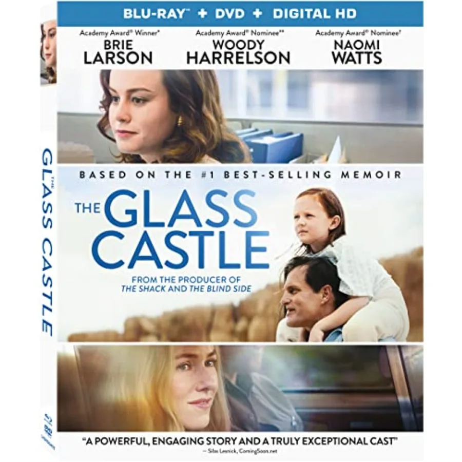 

The Glass Castle [Blu-ray + DVD] - Perfect for Home Movie Nights and Family Gatherings Features High-Definition Visuals and Imm
