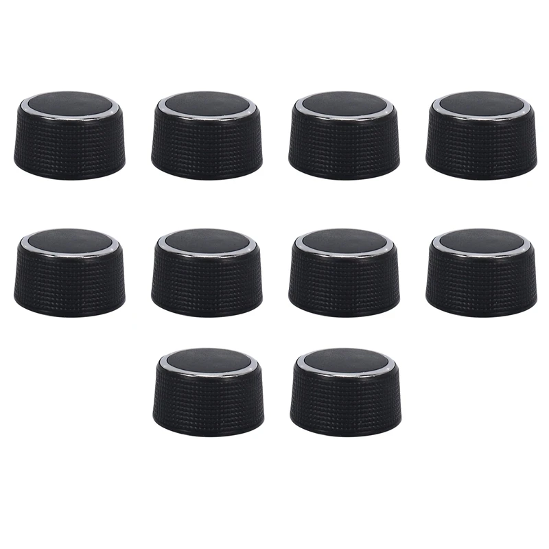 10Pcs Rear Radio Audio Volume Control Knob Dial Tuner For 07-13 Chevy Tahoe Chevrolet Silverado Gmc Acadia Sierra Denali