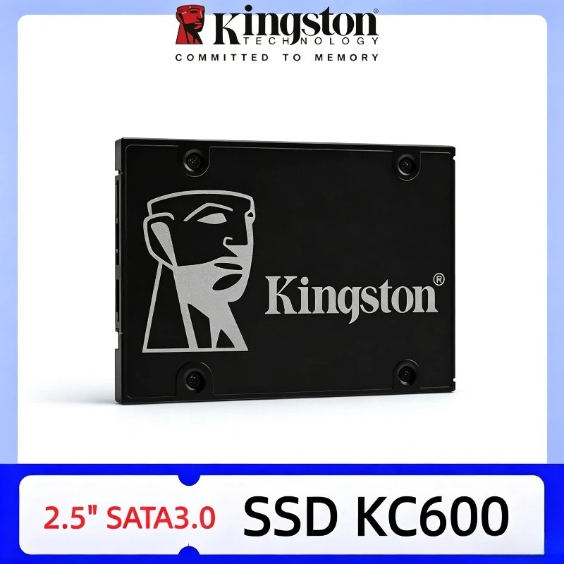 

Kingston 2.5" SATA 3.0SSD KC600 256GB 512GB 1TB 2TB Solid State Drive3D TLC internal Hard Drive for Laptop and Desktop Computer