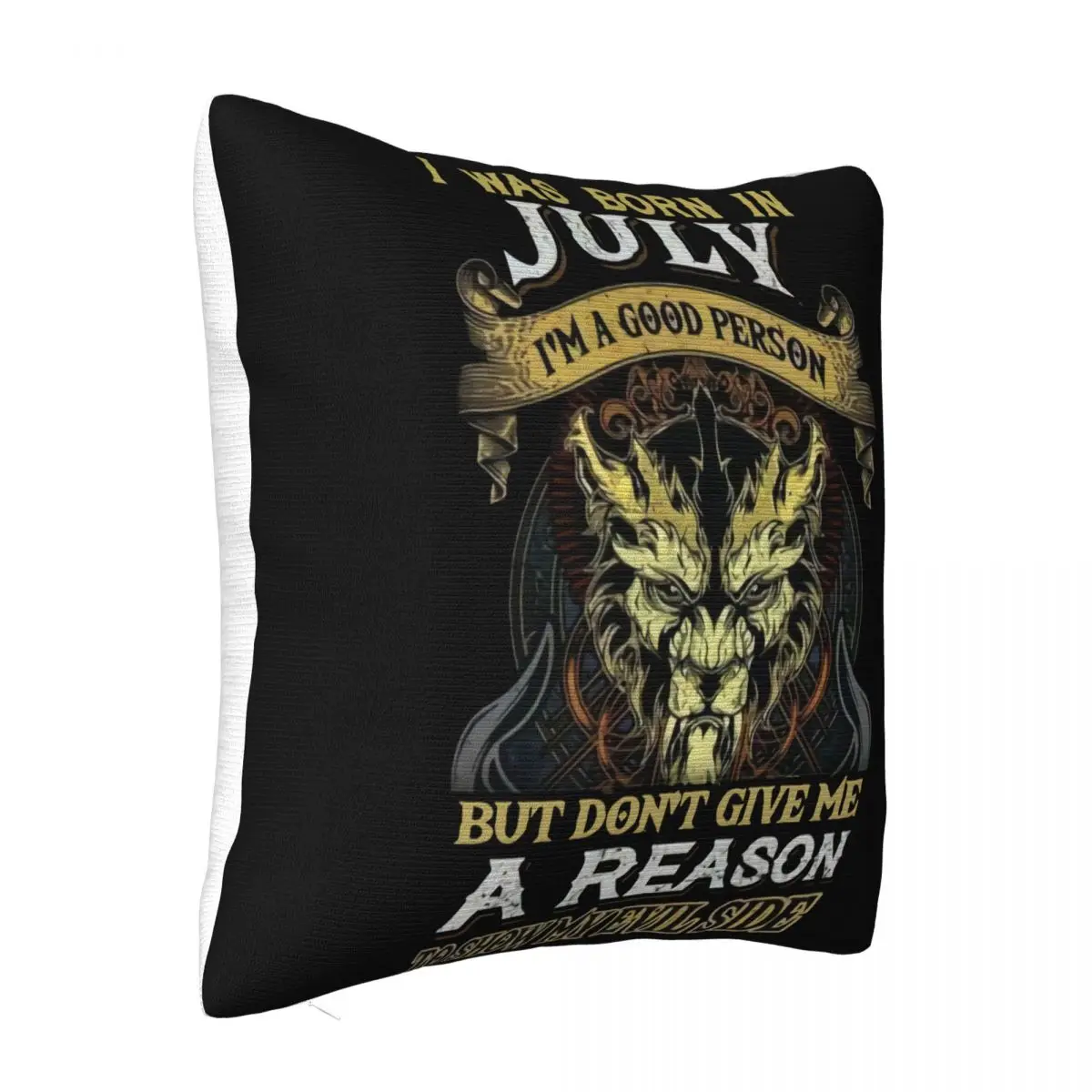 Born In May Im A Good Person Dont Give Me A Reason To Show My Evil Men Funny Pillow Case