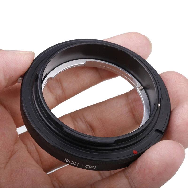 MD-EOS Adapter Ring AF Confirm Adapter for Minolta MD MC Lens to -Canon EOS EF EF-S Mount Camera 80D 77D 70D 60D 5D