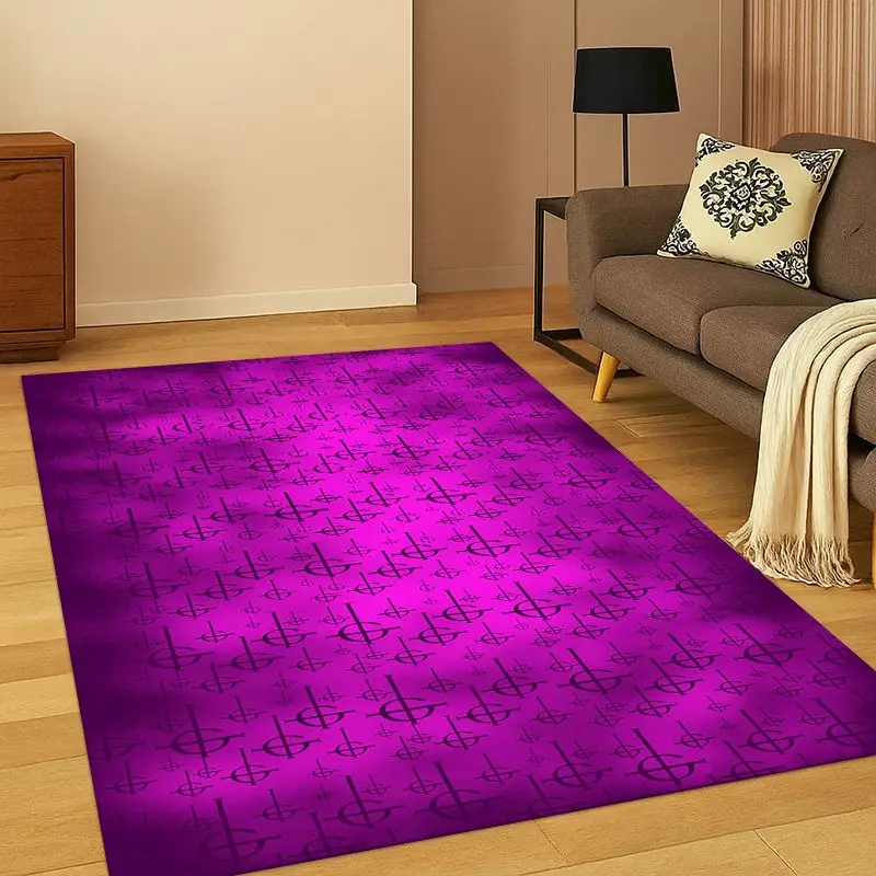Rock Metal Dark Ghost Band Papa Emeritus Living Room Non-Slip Area Rug Soft Carpet for Bedroom  Sofa,Home Decor Doormat