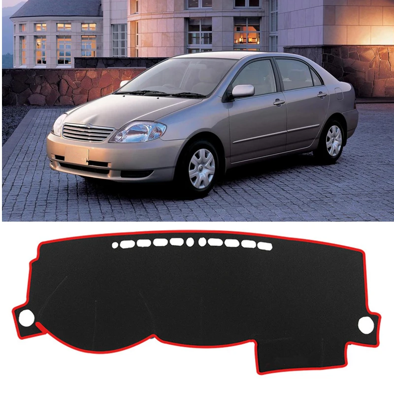 For Toyota Corolla E120 E130 2000 2001 2002 2003 2004 2005 2006 Car Dashboard Cover Dash Mat Pad Sunshade Dashmat Carpet Cushion