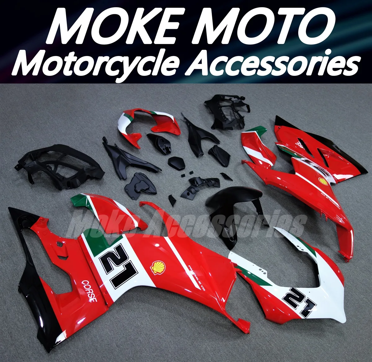 Fairings Kit Fit For Panigale v2 2020 2021 2022 Bodywork Set 20 21 22 Abs High Quality Injection Red anniversary