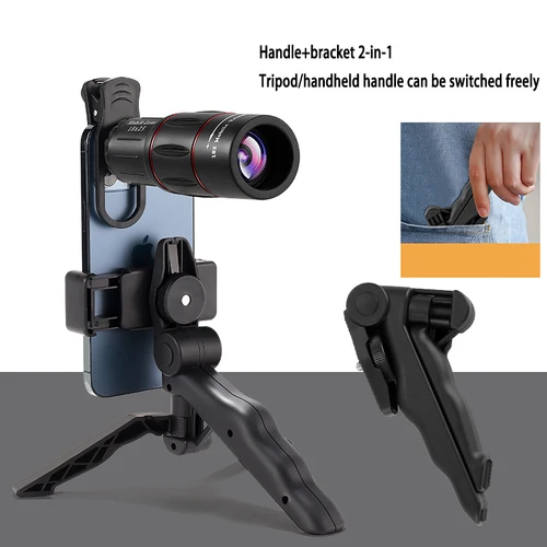 Imagen 2 del producto Telescopio Monocular de película verde portátil de alta definición para exteriores 18x25, telescopio de fotografía de concierto de senderismo con poca luz y alcance HD