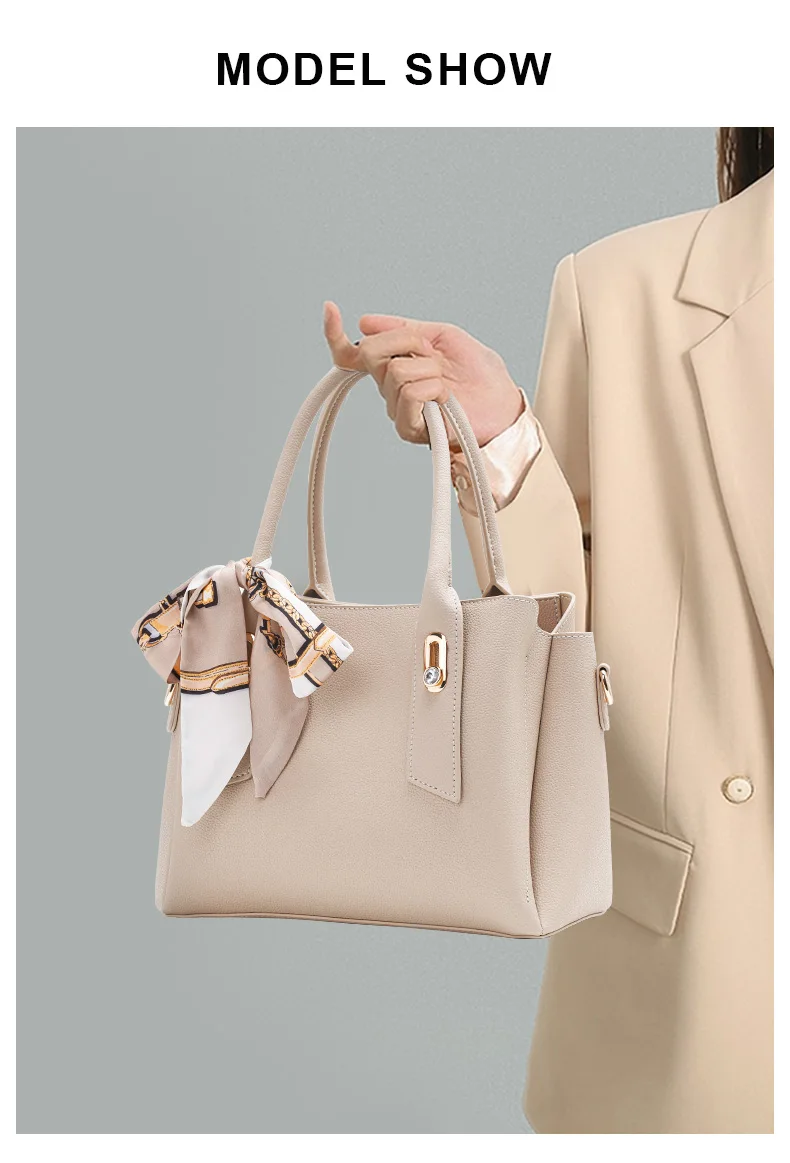 Aidrani Damenhandtasche aus echtem Leder mit Top-Griff, modische Rindsledertasche mit großem Fassungsvermögen 2026 – Detail 1