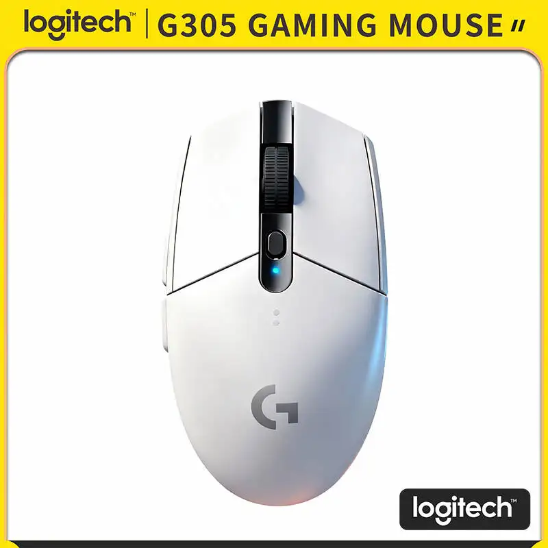 

Logitech G305 Gaming Mouse Wireless, 12000 DPI HERO, 6 Programmable Keys, 250h Battery, 99g, PC Mac Compatible
