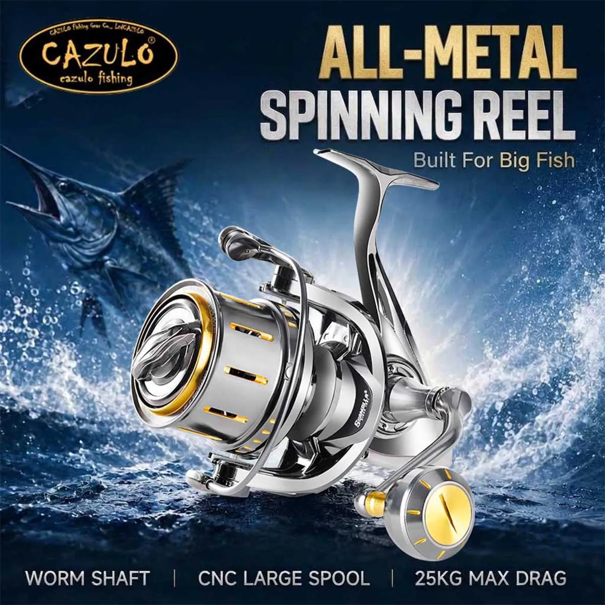 carrete-de-pesca-giratorio-de-largo-alcance-cazulonew-cuerpo-totalmente-metalico-bobina-y-manivela-cnc-doble-barra-guia-8-1-rodamientos-resistente-al-agua-salada