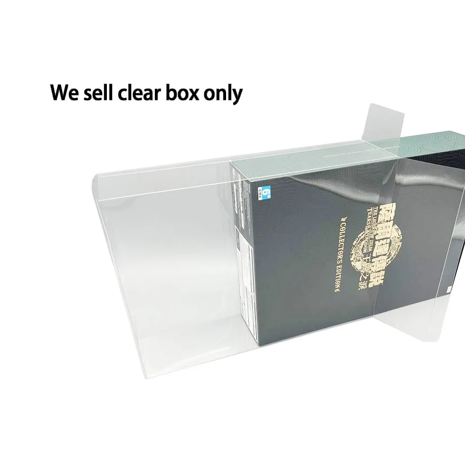 

50 PCS Transparent PET cover For Switch NS for The Legend of Zelda: Tears of Kingdom Collector's version storage display box