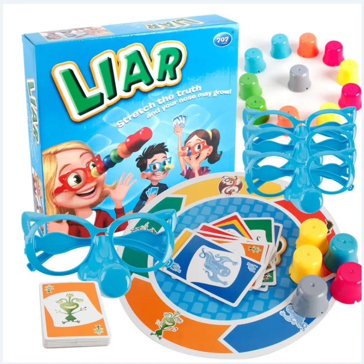 Funny Long Nose Guess Who Lied Punishment party game toys Class Parent-child Interactive Table Game Toys Kids Puzzle board Game