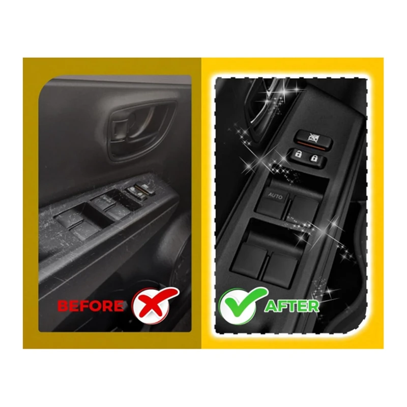 Car Front Window Switch Control Panel Cover 74232-52550 74232-52650 For Toyota Yaris 2012-2014 Car Accessorie