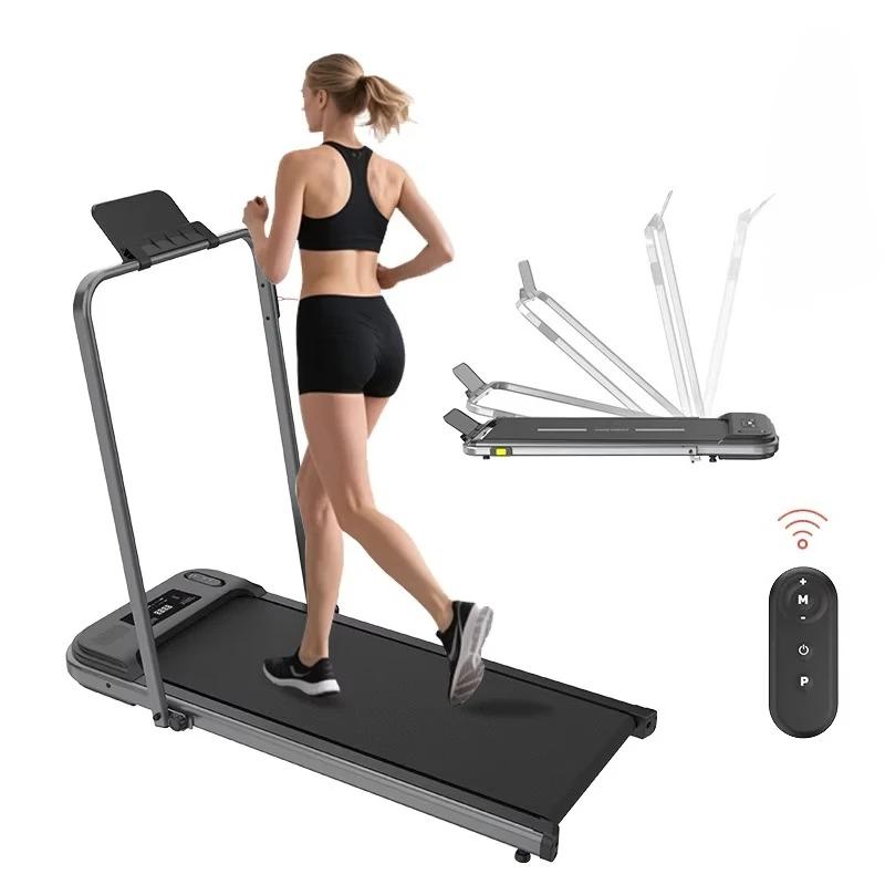 

Stylish Foldable Electric Treadmill With Led Screen Advanced Shock Absorption For Home Gym Fitness Exercise