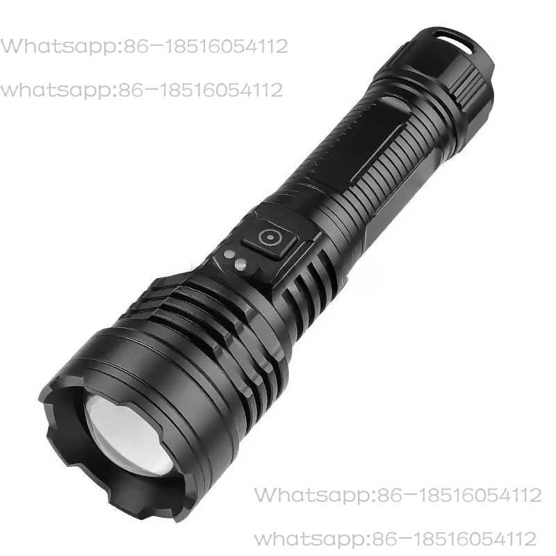 

High Power LED Flashlights 3000 Lumen Type C Handheld Lantern Aluminum Alloy LED Torch Light Rechargeable Zoomable for Camping