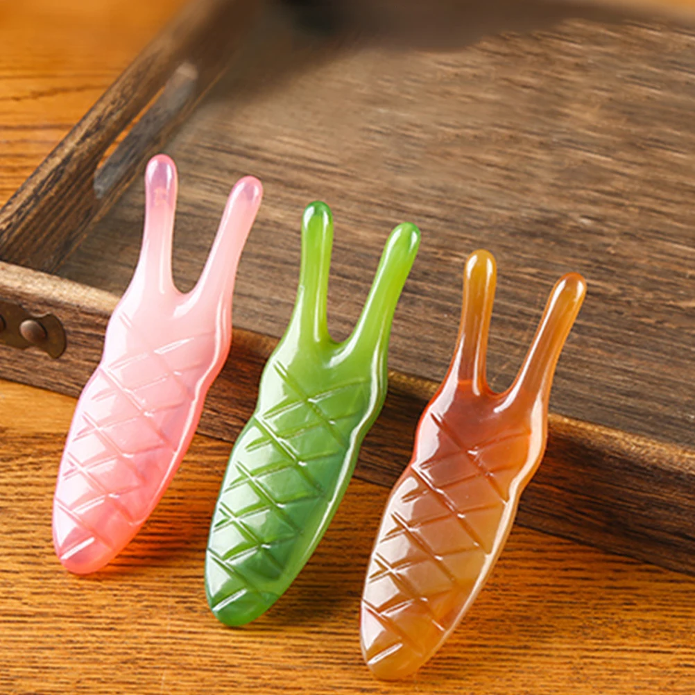 

3pcs Beauty Massage Stick Manual Tools Scraper for Face Nose Gua Tool Lightweight Practical Massager Resin Work