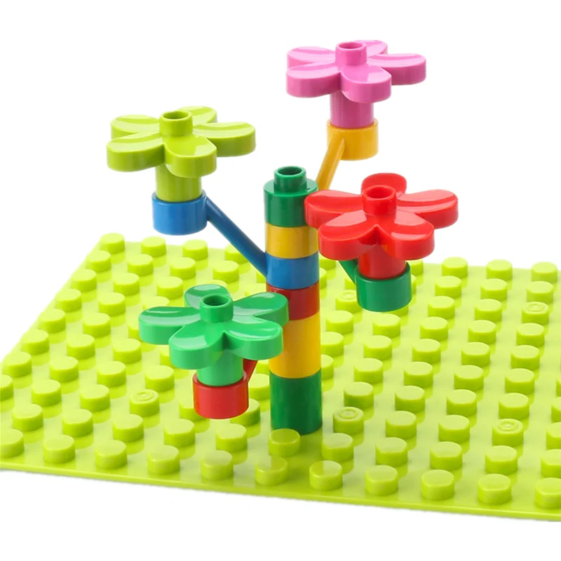 5 Styles Big Building Plastic BlocksPlates Base Figures Comptatible Large Bricks Foundation Baseplates Children Kids Toys Gifts