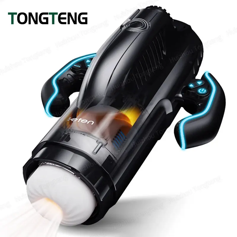 Leten THRUSTING-PRO High Speed Thrusting Male Masturbator Machine Automatic Sucking Heating Vagina Masturbation Sex Toys For Men