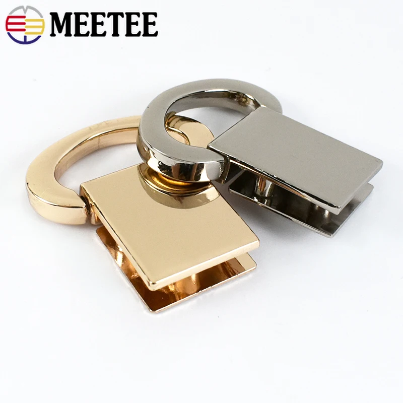 

2-10Pcs 42.5*21mm Metal Side Cilp Buckles Bag Strap D Ring Screw Hook Handbag Handle Connect Hang Clasp DIY Hardware Accessories