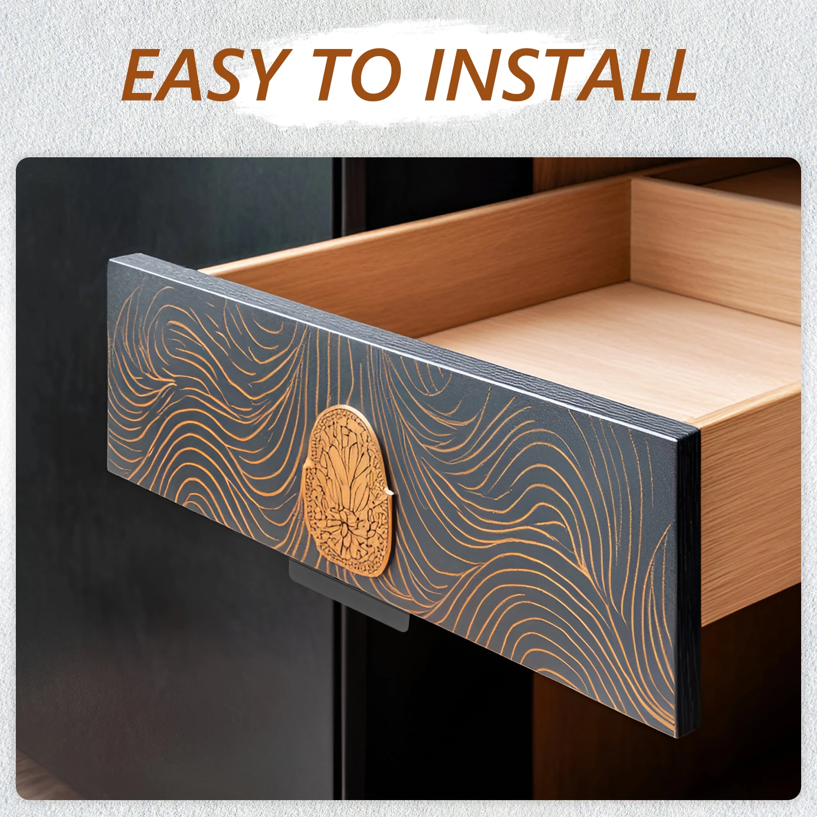 

Trash Drawer Cabinet Pulls Noncontact Foot Toe Handles for Modern Kitchen Finger Pull Opener Edge No Drill Hardware