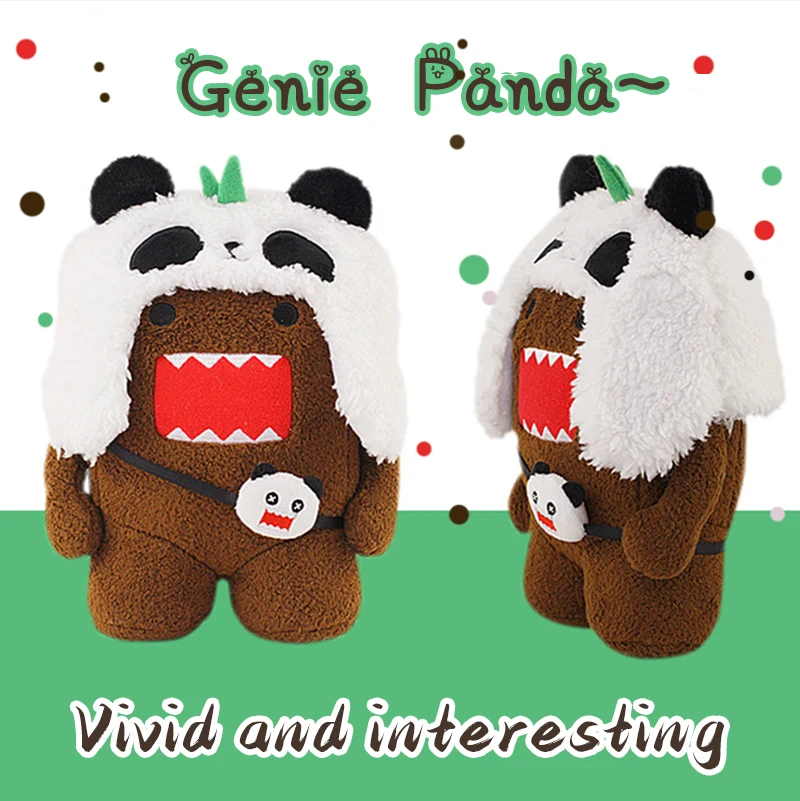 Panda Domo-Kun Animal Plush Cute Toys,Sweet & Softer Cartoon Plush Dolls Bedtime Companion Birthday Gift