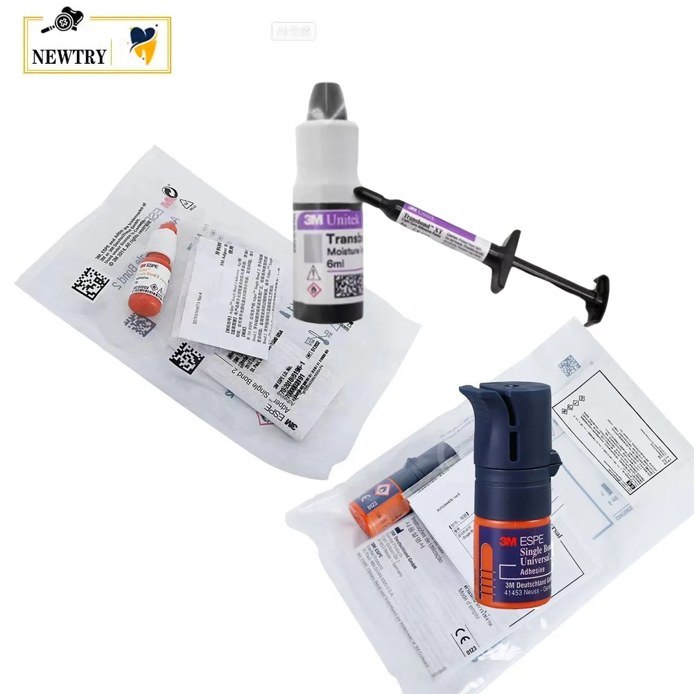 

3M Orthodontic Bonding Transbond XT Adhesive Gel Syringe Dental Metal Ceramic Bracket MIP Primer Single Bond Universal Adhesive
