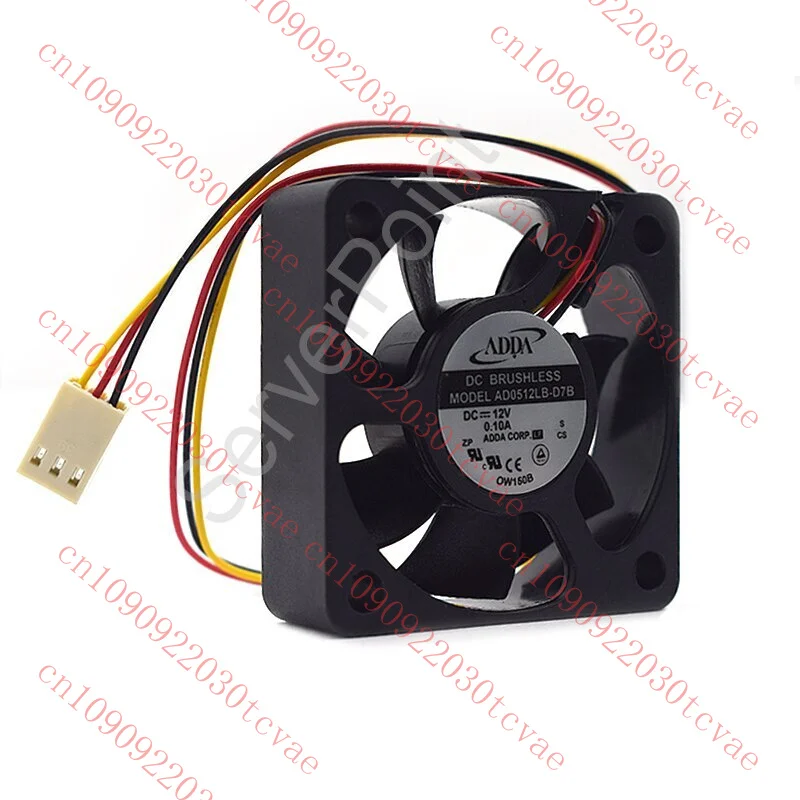 

Новый охлаждающий вентилятор для AD0512LB-D7B DC12V 0,10A с тремя линиями