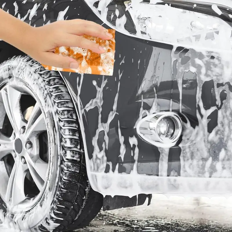 

1 Pcs Car Wash Sponge Strong Absorbent Double Sided Foam Car Washing Sponge Car Cleaning Detailing Tool Auto High-density Sponge
