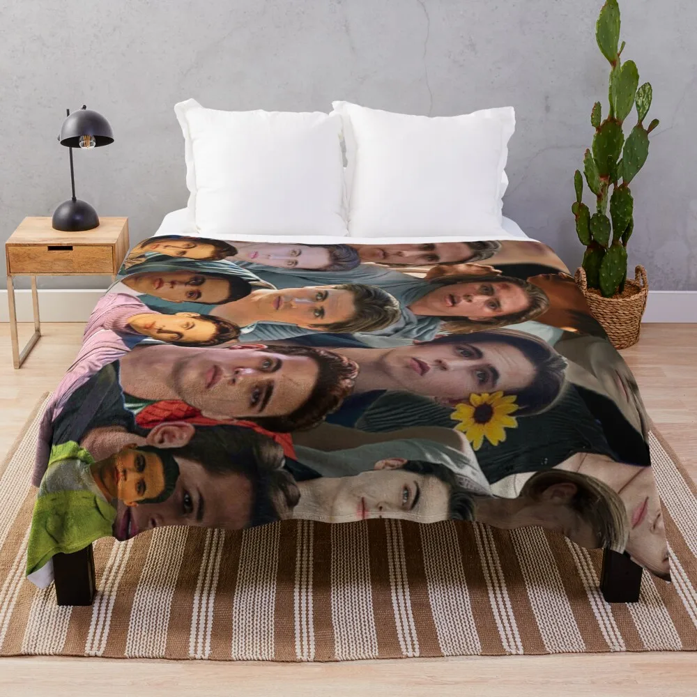 

tanner buchanan photo collage Throw Blanket Easy Care Comfortable Blanket for Couch