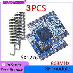 Modulo LoRa ricetrasmettitore lorawan 3 pcs RF SX1276 868MHZ radio comunicador 915MHZ ricevitore di comunicazione alcance trasmettitore IOT