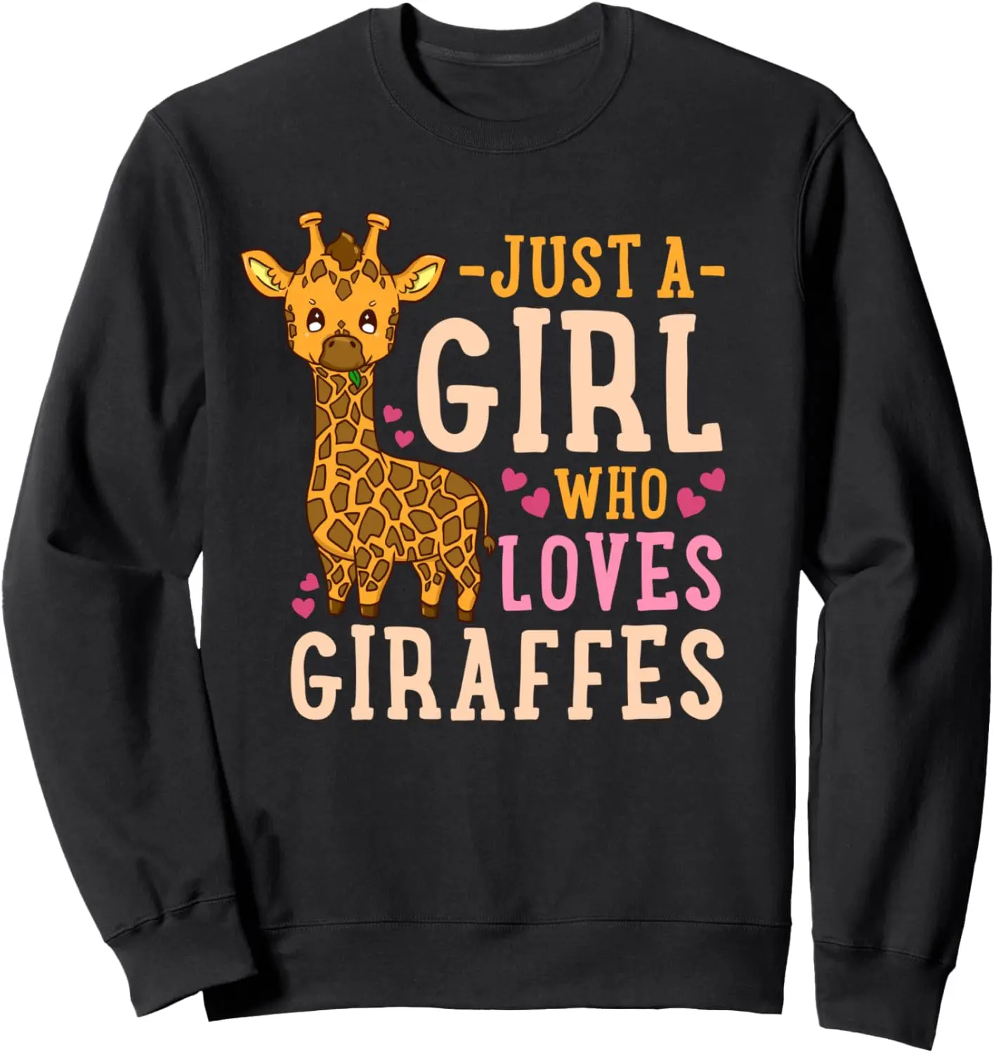 Giraffe Lover Gift for Girls Sweatshirt