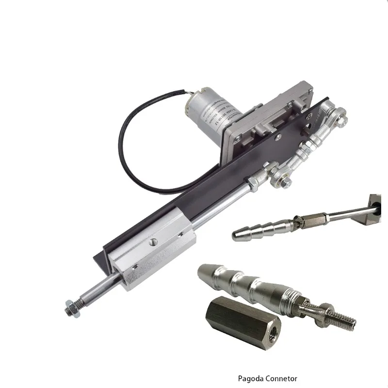 Telescopic Rocker Arm Actuator With End Connector And Speed Regulation Adapter 20-80mm Adjustable Reciprocating Linear Machine