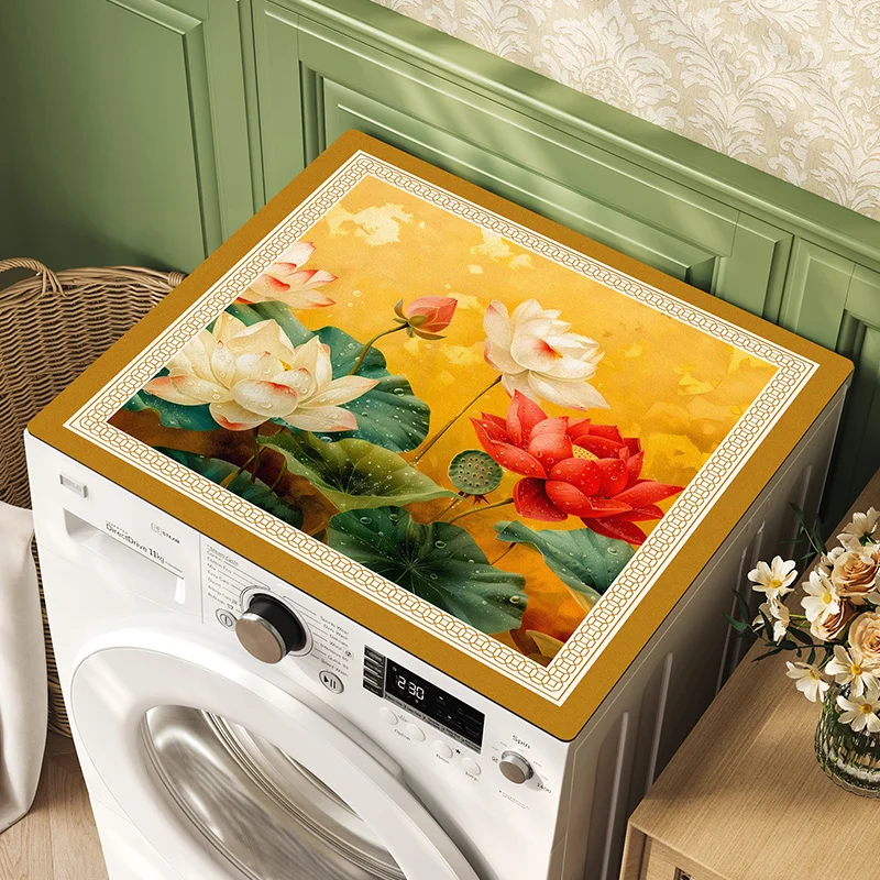 Drum washing machine waterproof cover, microwave oven refrigerator cover cloth, diatomaceous earth absorbent cover pad