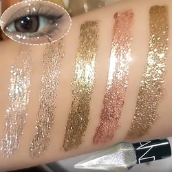 Diamond Shiny Liquid Eyeliner Waterproof Silver Gold Glitter Eye Shadow Liner Sequins Eye Liners Makeup Beauty Cosmetics
