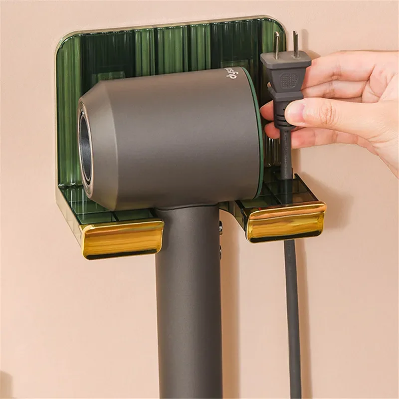 

Hair Dryer Storage Rack Punch Free Hair Dryer Placement Bracket Bathroom Wall Mounted Hair Dryer Storage Rack