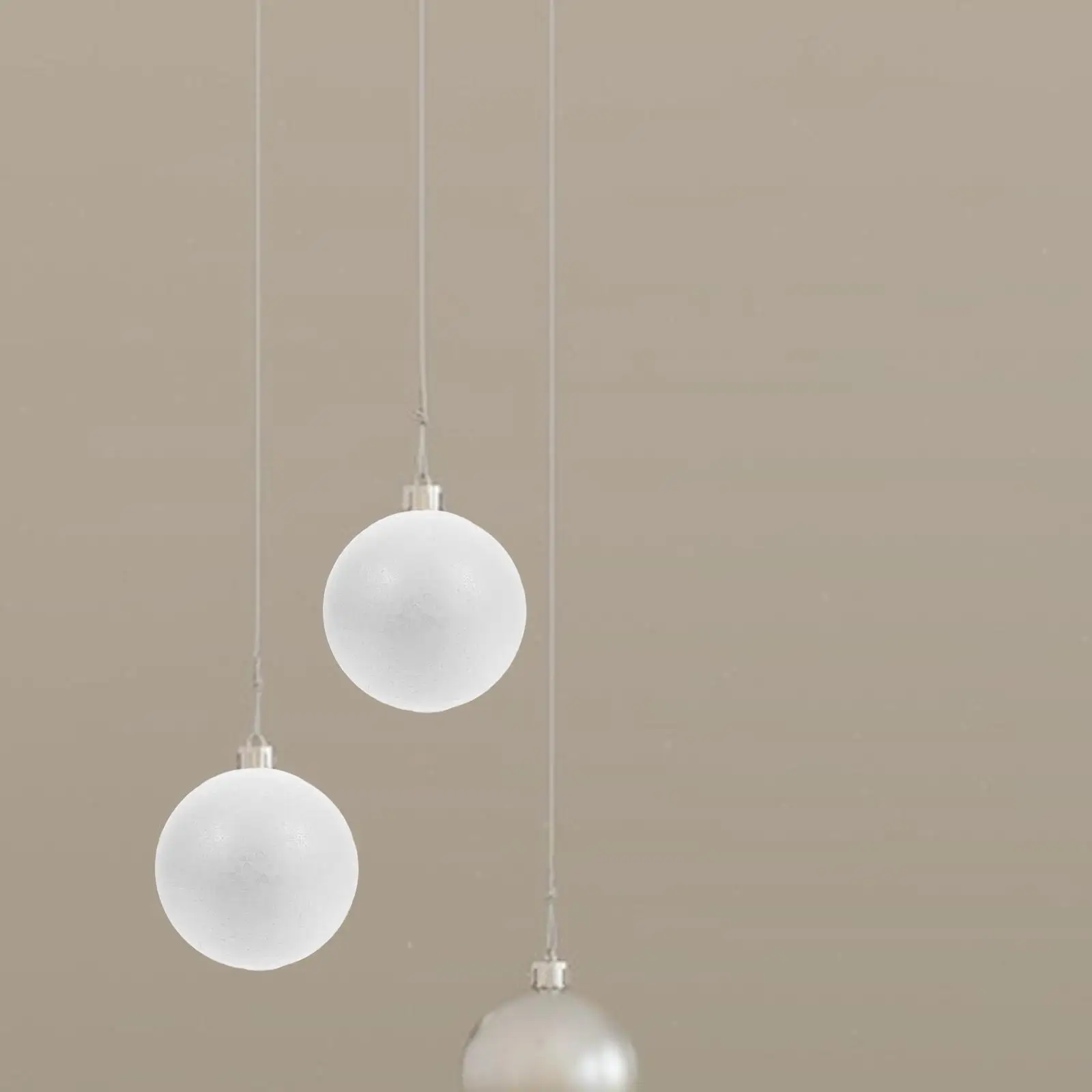 

10 Pcs Spheres Foam Ball Decoration White Balls Decorate Large Polystyrene Child