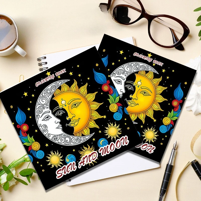 

2025 Art Book Coloring Doodling Painting Characters with Patterns Coloring and Color Book