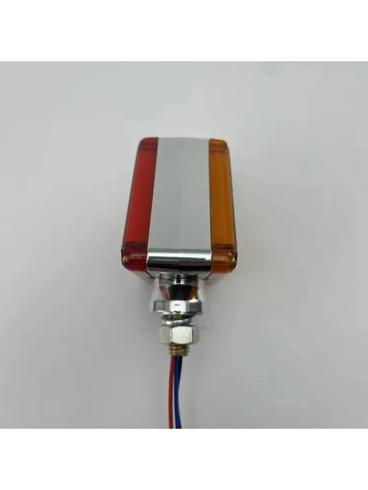 Lampu Sein LED Merah Amber 3 inci Tria Fine untuk Lampu Penanda Samping Lampu Rem Belakang Lampu Peringatan Truk Trailer Karavan