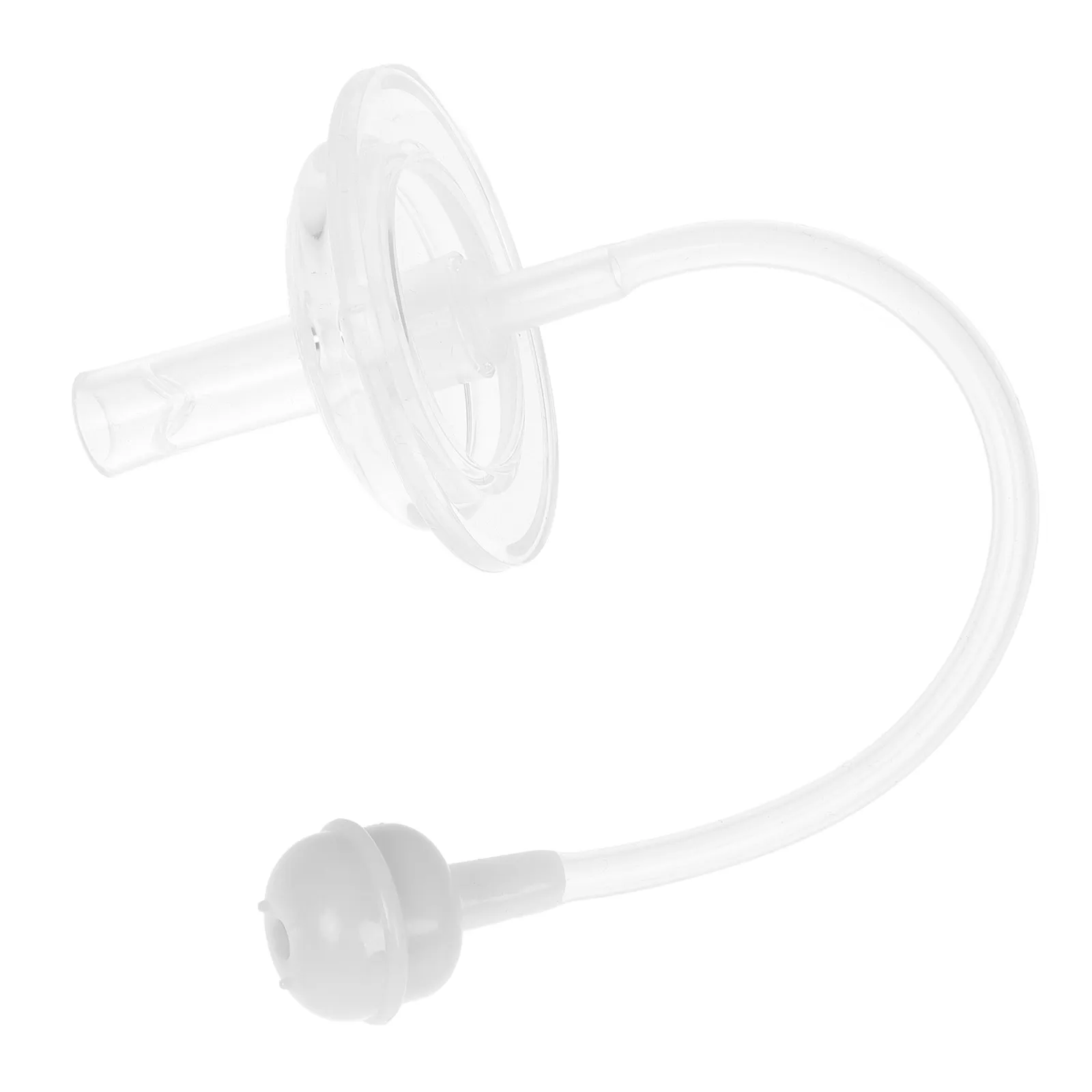 

Wide Mouth Baby Bottle Straw Replacement Set Transparent Silicone Sippy Cup Straws for Toddlers Learning Self Feeding Leakproof