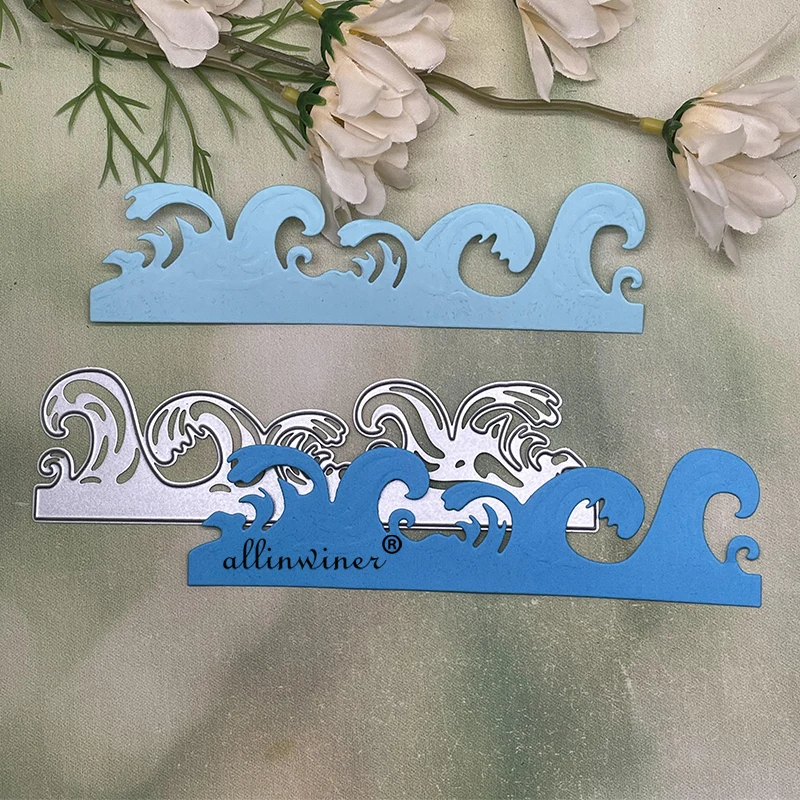 Sea wave edge Metal Cutting Dies Stencils For DIY Scrapbooking Decorative Embossing Handcraft Die Cutting Template