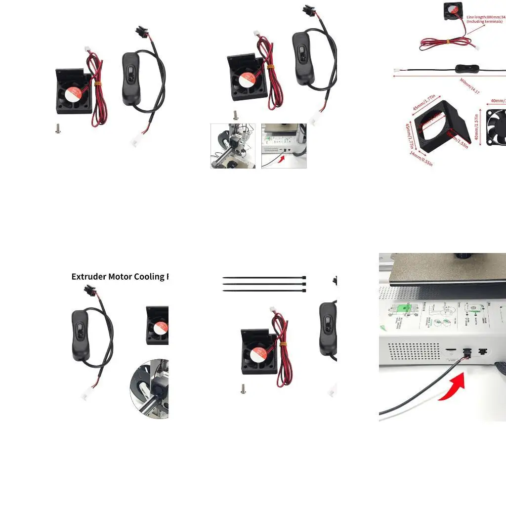 

R53C -принтер. Охлаждение моторного охлаждения DC24V для лабораторного принтера