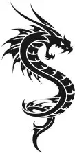 Dragon waterproof car stickers cover scratches personalized diesel car accessories decoration creative, fun for all cars PVC