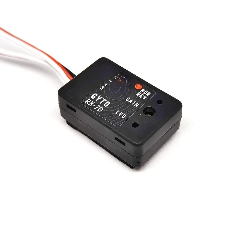 RX-7D Gyro Scope Gyro Gyrosco for RC Car Drift Racing Vehicle Boat Digital/Analog Universal Transmitter&Receiver