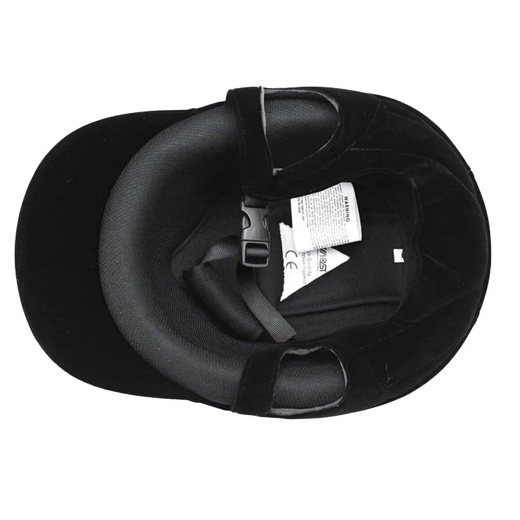 

Velvet Performance Horse Riding Helmet Ventilated Suede Hat Headgear for Outdoor Equestrian for Kids Adults