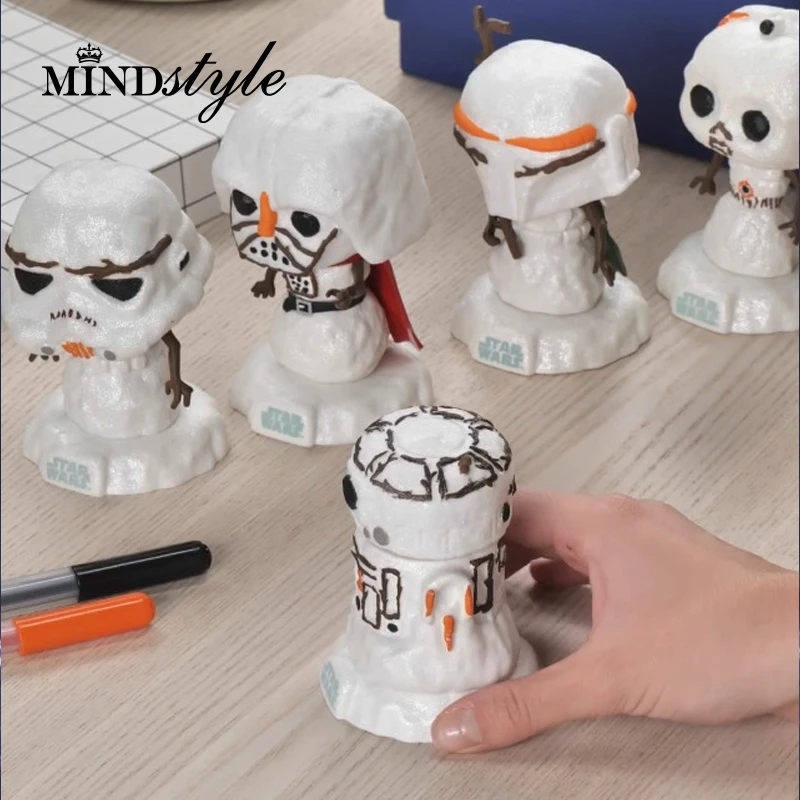 FUNKO POP Star Wars: Snowman Darth Vader & Stormtrooper Anime Action Desktop Decoration Ornament Model Toys Collectible Model - Image 4