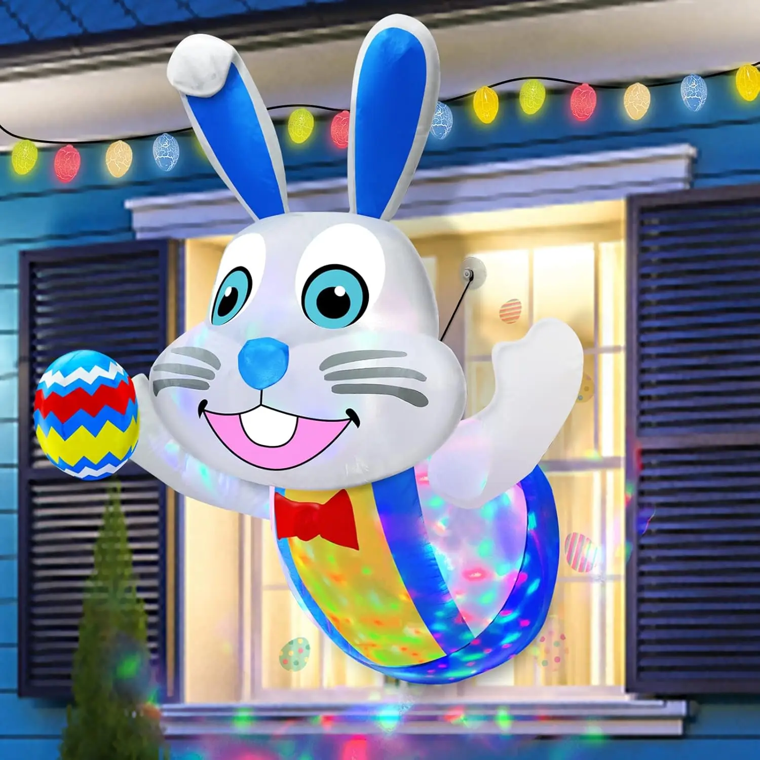4 Ft Easter Inflata…