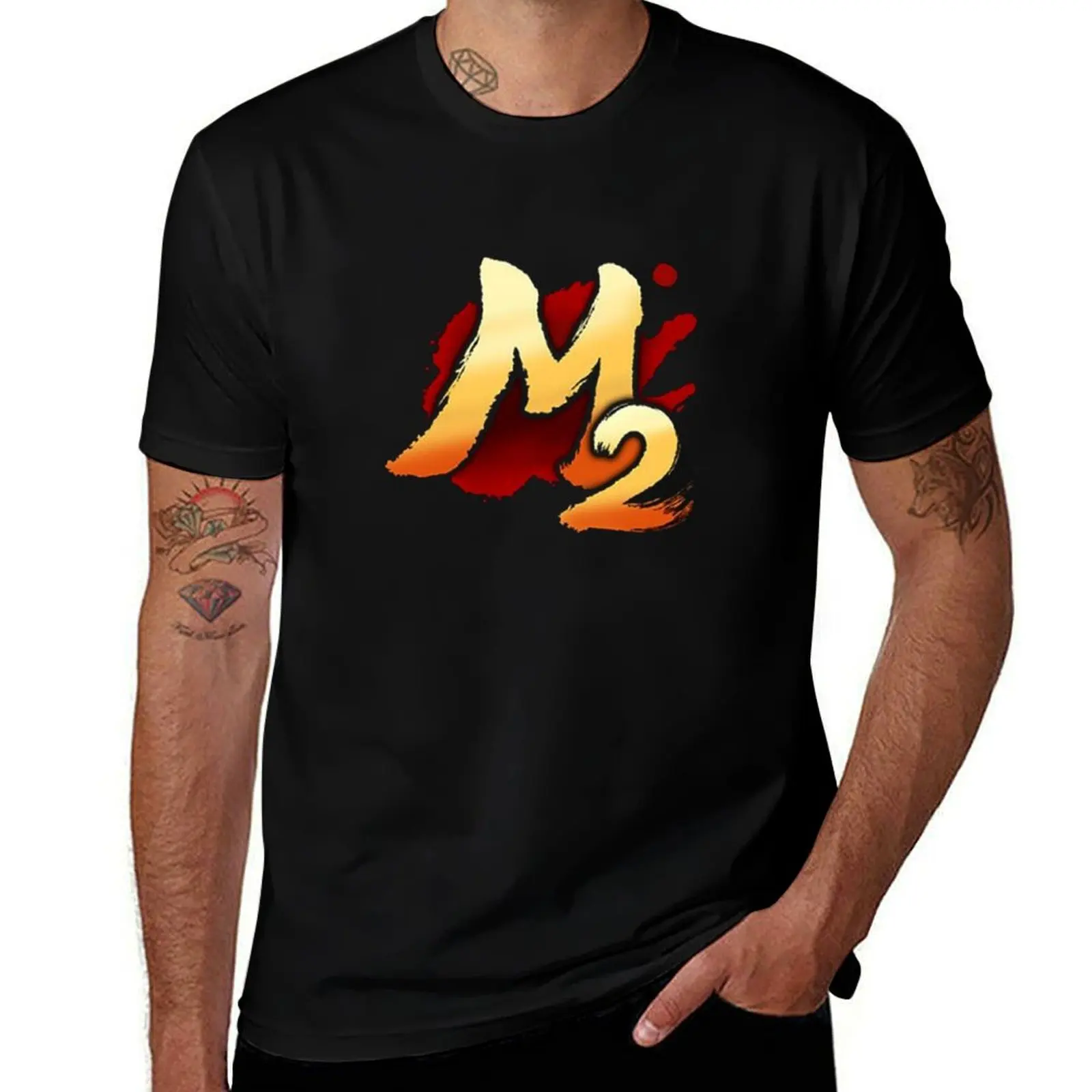 

metin2 T-Shirt vintage summer top graphic t shirt vintage plus size clothes Men's t-shirts