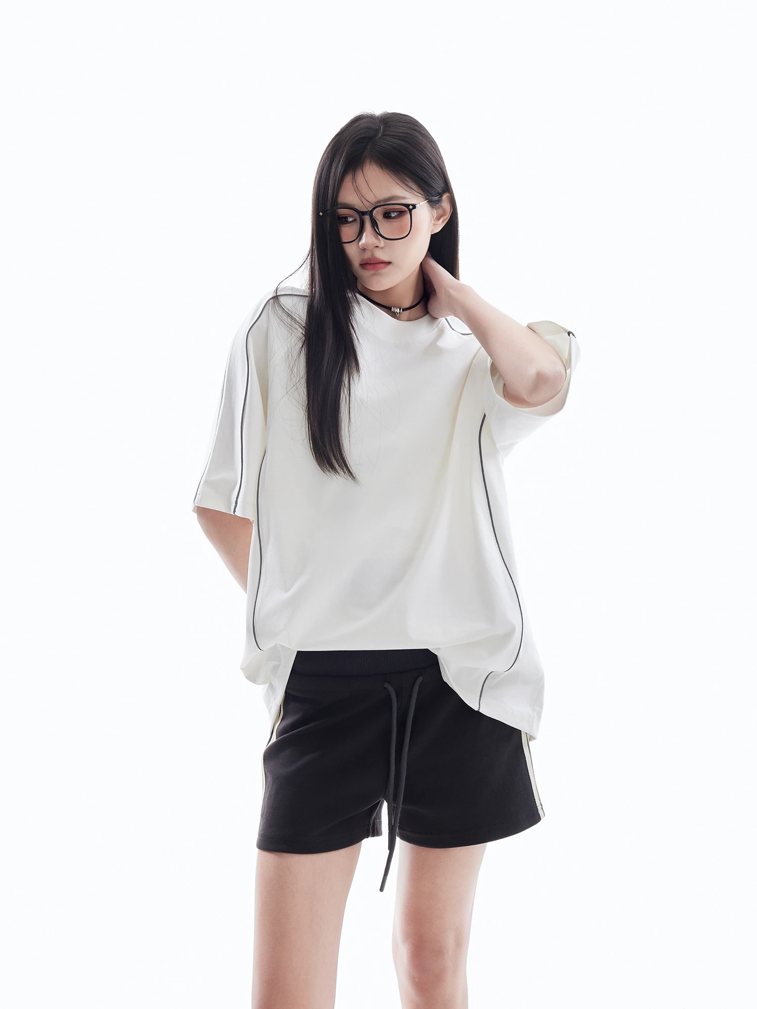 

Summer Quick Dry Sport Short Sleeve T-Shirt Women's Loose Sun Protection Half Sleeve Top Casual Style Cotton Polyester Blend