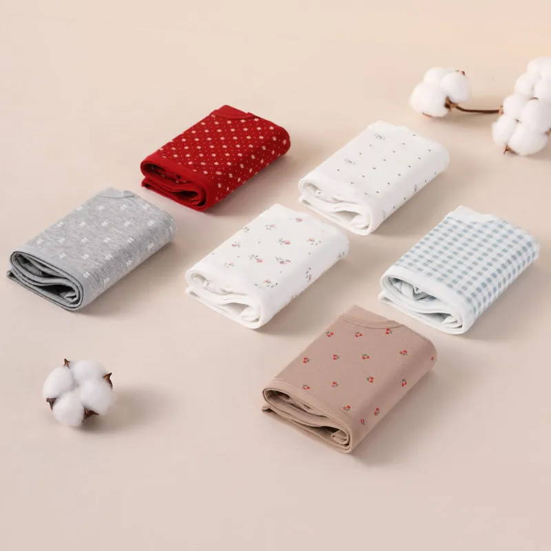 กางเกงชั้นในสตรี 3 ชิ้น ผ้าแจ็คการ์ด เซ็กซี่ ระบายอากาศได้ดี สวมใส่สบาย ยืดหยุ่นสูง ทรงเอวกลาง ผ้าฝ้ายแท้ เนื้อผ้านุ่ม