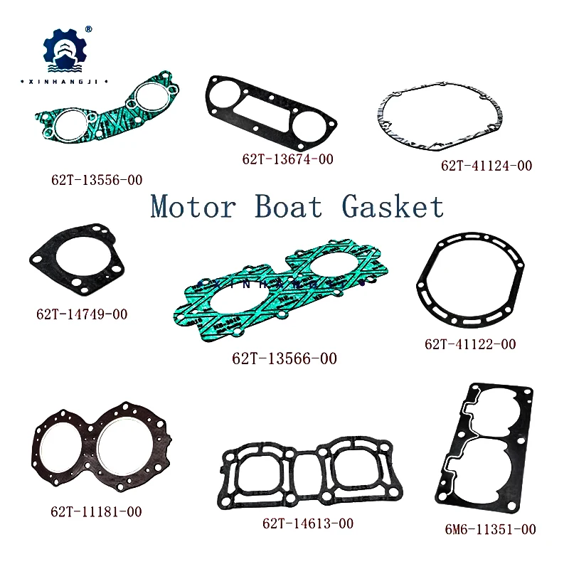 For Yamaha Motorboat Gasket Motor Boat Gasket Compilation for Yamaha Waverunner XL700 SUPER JET SJ700 Outboard Engine